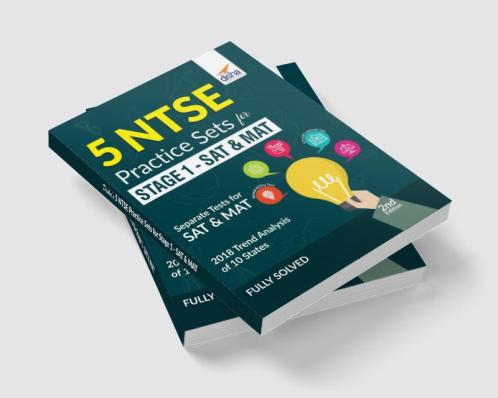 5 NTSE Practice Sets for Stage 1 - SAT & MAT 2nd Edition