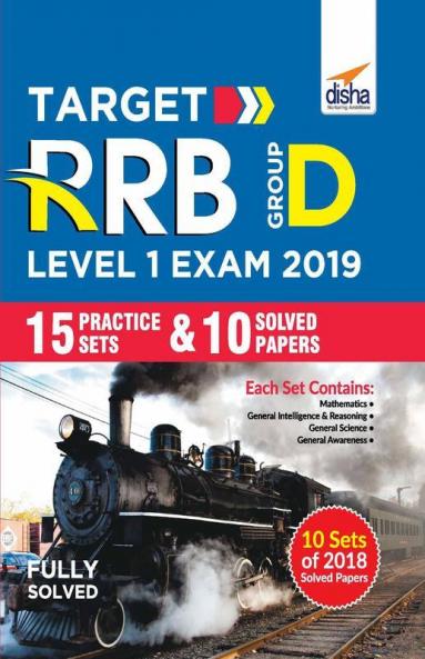 Target RRB Group D Level I Exam 2019 - 15 Practice Sets & 10 Solved Papers