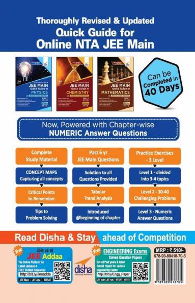 New Pattern NTA JEE Main Quick Guide in Physics with Numeric Answer Questions 3rd Edition