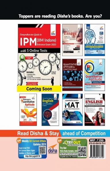 SuperB 15 Mock Tests for IPM (IIM Indore) Entrance Exam 2020 with 5 Online Tests 2nd Edition