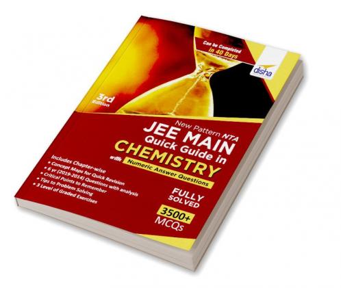 New Pattern NTA JEE Main Quick Guide in Chemistry with Numeric Answer Questions 3rd Edition