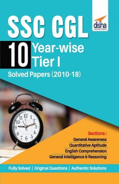 SSC CGL 10 Year-wise Tier I Solved Papers (2010-18)