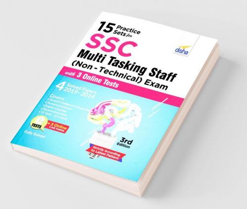 15 Practice Sets for SSC Multi Tasking Staff (Non Technical) Exam with 3 Online Tests 3rd Edition
