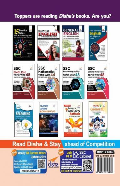 Ultimate Guide to SSC Multi Tasking Staff (Non-Technical) Exam with 3 Online Practice Sets 4th Edition