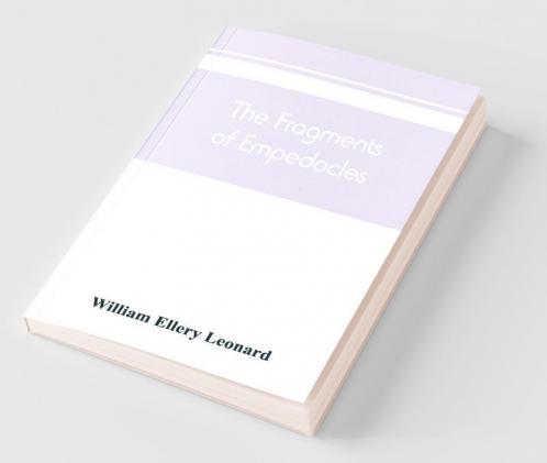 The fragments of Empedocles