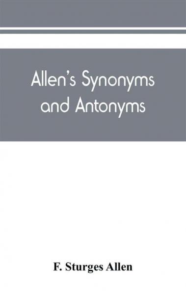 Allen's synonyms and antonyms