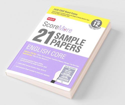 ScoreMore 21 Sample Papers CBSE Boards - Class 12 English Core