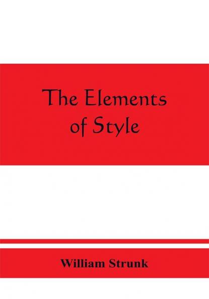 The elements of style