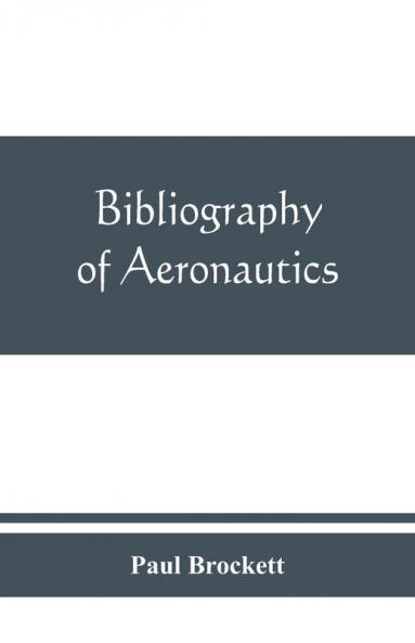 Bibliography of aeronautics