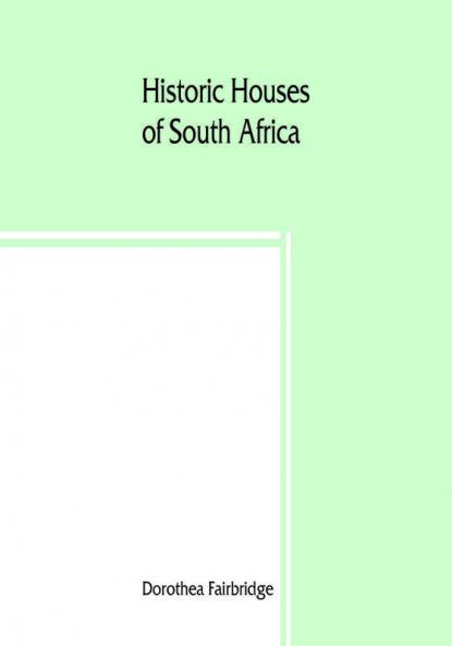 Historic houses of South Africa