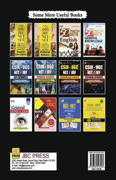 Hindi Literature: 'NTA UGC' JRF/NET/SET:- 15 Model Papers (as per the Latest Exam Pattern) with Previous years' Solved Papers