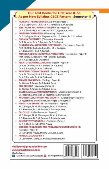 Rpinciples of Plant Science [2 Credits] Botany : Paper-II