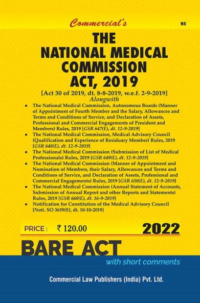 National Medical Commission Act 2019