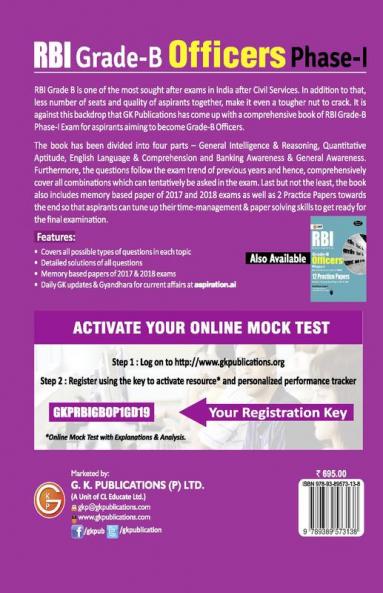 RBI 2019 - Grade B Officers Ph I - Guide (Revised Edition)
