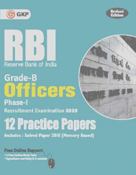 RBI 2019 - Grade B Officers Ph I - 12 Practice Papers