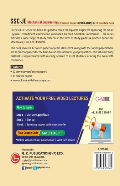 SSC JE 2020 : Mechanical Engineering - Solved Paper & Practice Sets