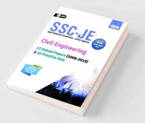 SSC JE 2020 : Civil Engineering - 12 Solved Paper (2008-19) & 10 Practice Sets