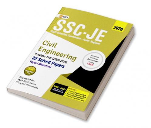 SSC JE 2020 : Civil Engineering - Previous Years Solved Papers (2008-19)