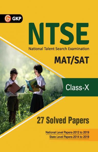 NTSE 2019-20 : Class 10 - 27 Solved Papers (SAT/ MAT)