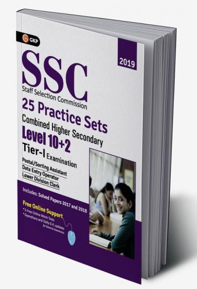 SSC 2020 - CHSL (Combined Higher Secondary 10+2 Level) Tier I - 25 Practice Sets