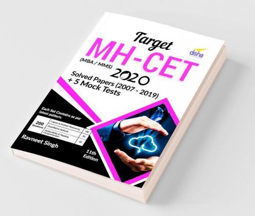 TARGET MH-CET (MBA / MMS) 2020 - Solved Papers (2007 - 2019) + 5 Mock Tests 11th Edition