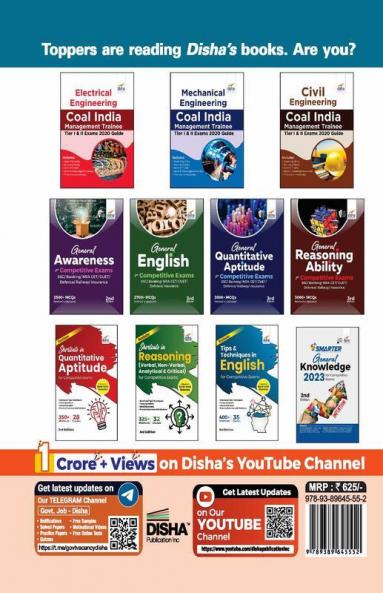 Guide to Coal India Management Trainee Tier I Exam  for all Streams with 2020 & 2022 Solved Papers 2nd Edition