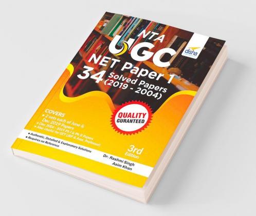 NTA UGC NET Paper 1 - 34 Solved Papers (2019 to 2004) 3rd Edition
