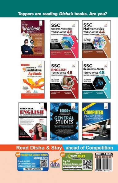 Quick General Awareness 2020 for SSC CGL/ CHSL/ MTS/ Stenographer/ Sub-Inspector Exams