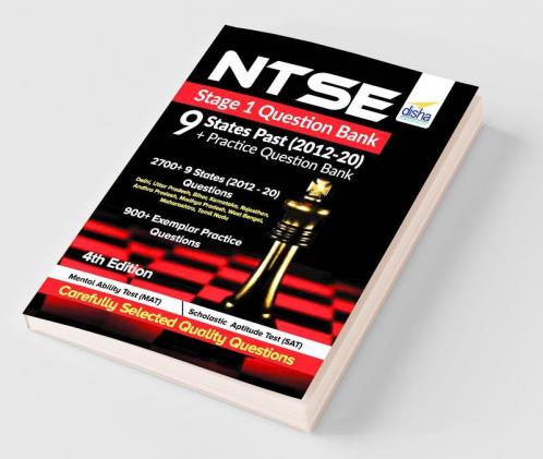 NTSE Stage 1 Question Bank - 9 States Past (2012-20) + Practice Question Bank 4th Edition