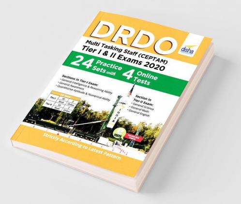 DRDO Multi Tasking Staff (CEPTAM) 2020 Tier I & II Exam 24 Practice Sets with 4 Online Tests