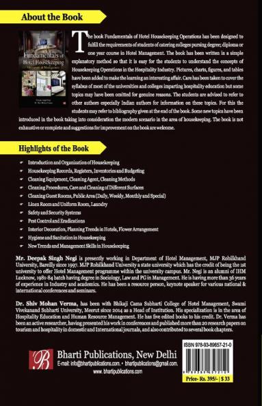 Fundamentals of Hotel Housekeeping: Operations & Management