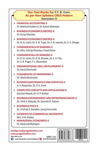 BUSINESS MATHEMATICS AND STATISTICS - II