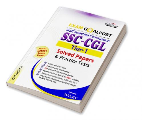 SSC-CGL Tier-1 Exam Goalpost Solved Papers & Practice Tests 2020