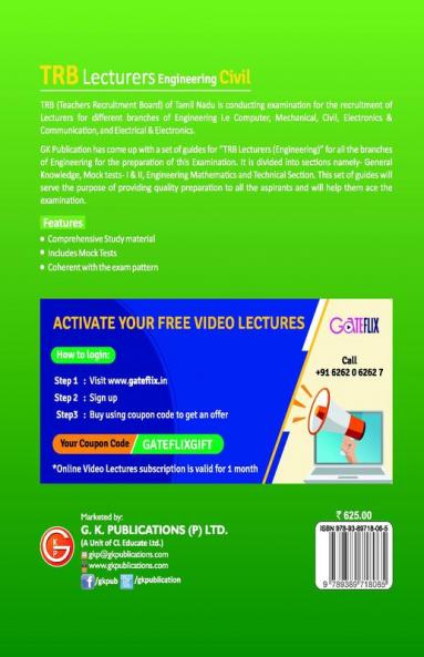 TRB Lecturers Engineering - Civil Engineering