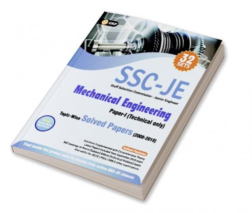 SSC 2020 : Junior Engineer Paper I - Mechanical Engineering - Topic-Wise Solved Papers 2008-2018