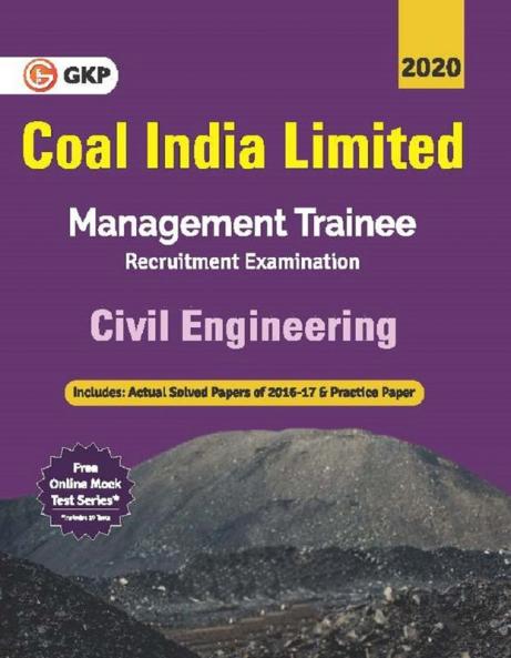 Coal India Ltd. 2019-20 : Management Trainee - Civil Engineering