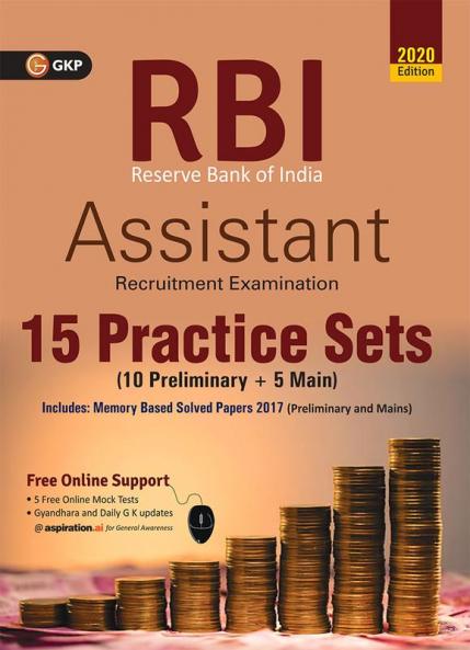 RBI (Reserve Bank of India) 2020 : Assistant - 15 Practice Sets