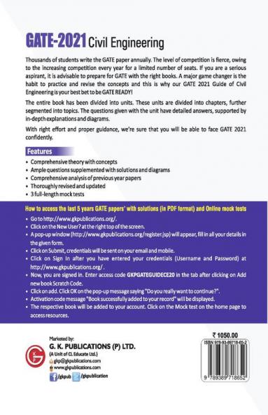 GATE 2021 - Guide - Civil Engineering