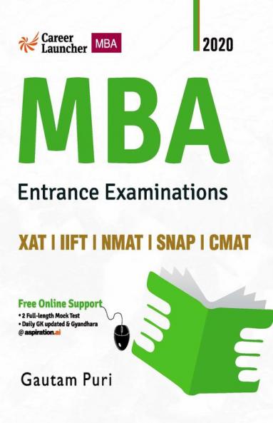 MBA 2020-21 : Study Guide (XAT|IIFT|NMAT|SNAP|CMAT)