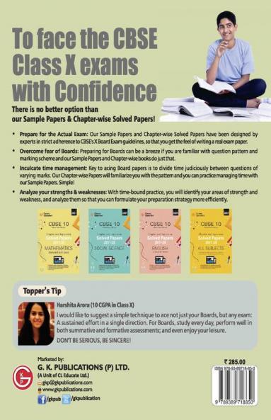 CBSE Class X 2021 - Chapter and Topic-wise Solved Papers 2011-2020 : Science (All Sets - Delhi & All India)