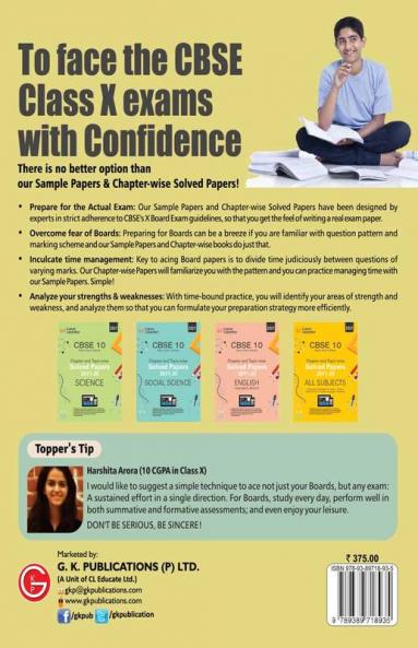 CBSE Class X 2021 - Chapter and Topic-wise Solved Papers 2011-2020 : Mathematics (Standard & Basic) (All Sets - Delhi & All India)