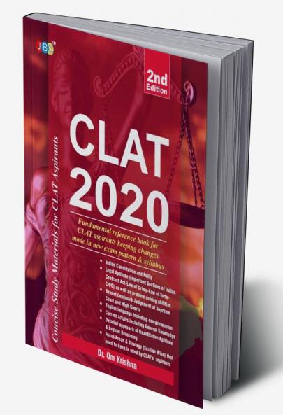 “COMPREHENSIVE SOLUTIONS”—‘CLAT 2020’ FUNDAMENTAL REFERENCE BOOK