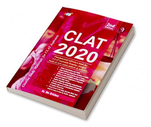 “COMPREHENSIVE SOLUTIONS”—‘CLAT 2020’ FUNDAMENTAL REFERENCE BOOK