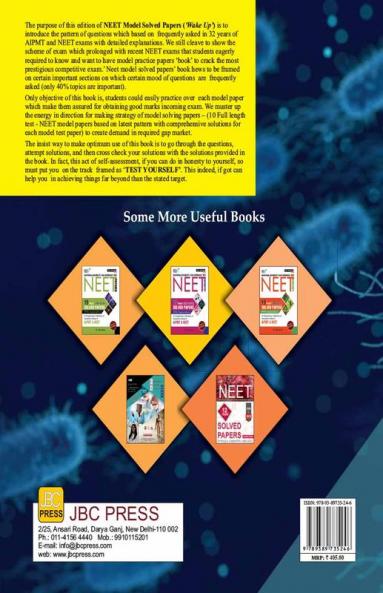 “10 PRACTICE SETS” ‘Test Yourself’:— “NEET 2020” (Wake up)- Physics|Chemistry|Biology