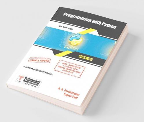 Programming with Python for MSBTE I Scheme (VI - CO/CM/IF/CW - 22616)