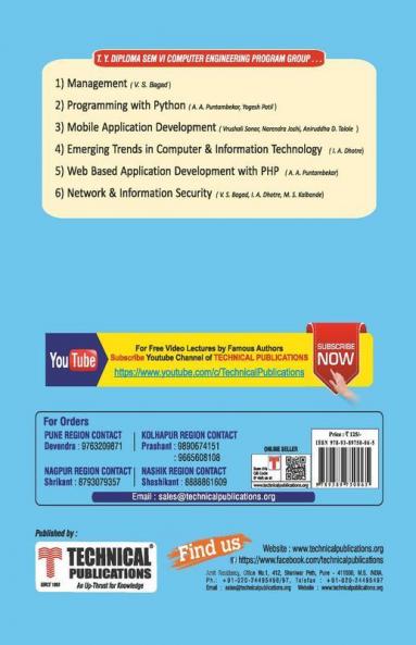 Network & Information Security for MSBTE I Scheme (VI - CO/CM/IF/CW - 22620)