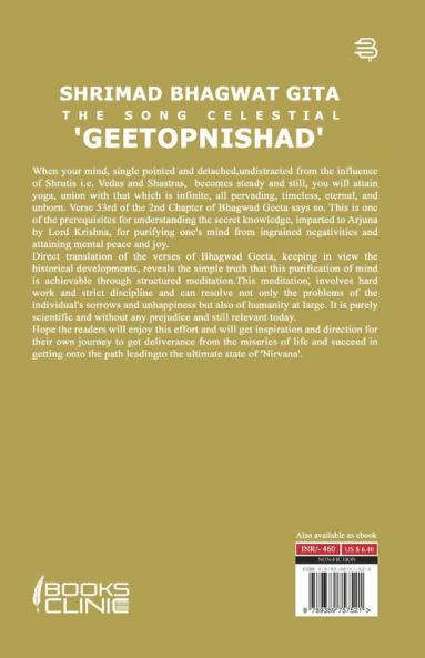 SHRIMAD BHAGWAT GITA THE SONG  CELESTIAL 'GEETOPNISHAD'