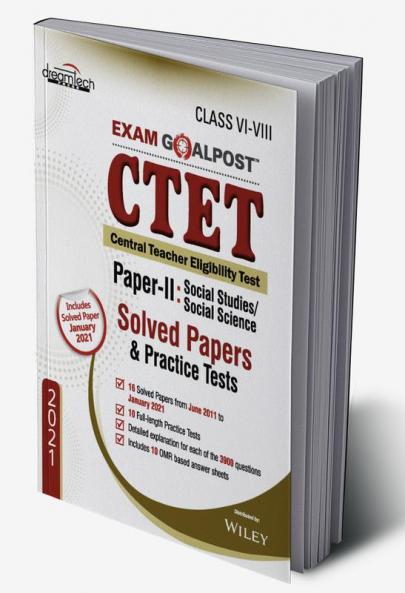 CTET Exam Goalpost Paper-II Social Studies/Social Science Solved Papers & Practice Tests Class V