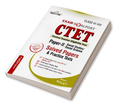 CTET Exam Goalpost Paper-II Social Studies/Social Science Solved Papers & Practice Tests Class V