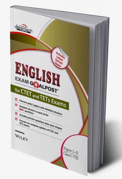 English Exam Goalpost for CTET and TETs Exams Paper I-II Class I-VIII 2021